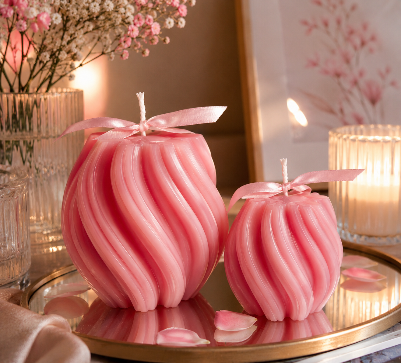Velvet Kiss - Rose & Vanilla Candle